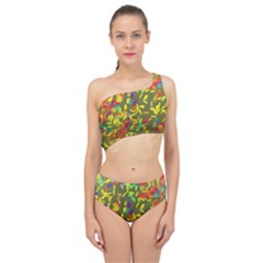 Spliced Up Two Piece Swimsuit 