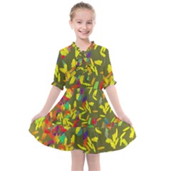 Kids  All Frills Chiffon Dress 