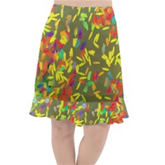 Fishtail Chiffon Skirt 