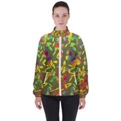 Women s High Neck Windbreaker 