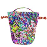 Colorful paint texture                                                    Drawstring Bucket Bag
