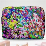 Colorful paint texture                                                    Make Up Pouch (Large)