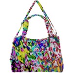 Colorful paint texture                                                 Double Compartment Shoulder Bag