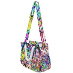 Colorful paint texture                                                 Rope Handles Shoulder Strap Bag