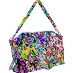 Colorful paint texture                                                 Canvas Crossbody Bag