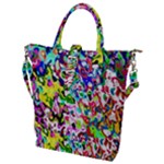 Colorful paint texture                                                 Buckle Top Tote Bag