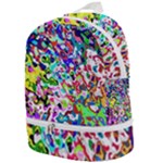 Colorful paint texture                                                Zip Bottom Backpack