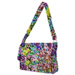 Colorful paint texture                                                Full Print Messenger Bag (M)