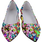 Colorful paint texture                                               Women s Block Heels
