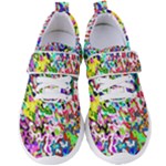 Colorful paint texture                                                 Women s Velcro Strap Shoes