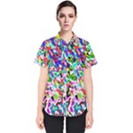 Colorful paint texture                                                    Women s Short Sleeve Shirt