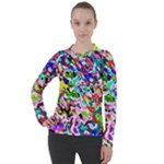 Colorful paint texture                                                  Women s Pique Long Sleeve Tee