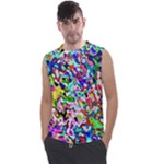 Colorful paint texture                                                  Men s Regular Tank Top