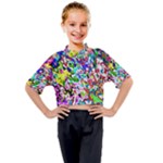Colorful paint texture                                                  Kids Mock Neck Tee