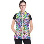 Colorful paint texture                                                   Women s Puffer Vest
