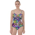 Colorful paint texture                                                   Sweetheart Tankini Set