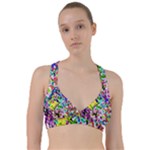Colorful paint texture                                                        Sweetheart Sports Bra