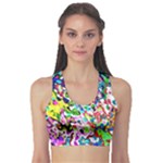 Colorful paint texture                                                   Women s Sports Bra