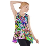 Colorful paint texture                                                    Side Drop Tank Tunic