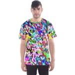 Colorful paint texture                                                    Men s Sport Mesh Tee