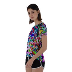 Short Sleeve Open Back T-Shirt 