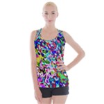 Colorful paint texture                                                   Criss cross Back Tank Top