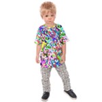 Colorful paint texture                                                   Kids  Raglan Tee