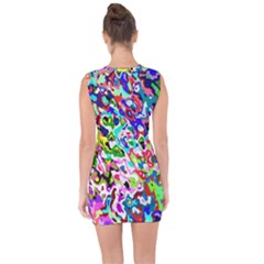 Lace Up Front Bodycon Dress 
