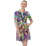 Colorful paint texture                                                       Belted Shirt Dress