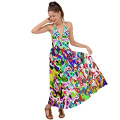 Backless Maxi Beach Dress 