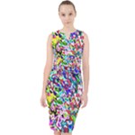 Colorful paint texture                                                      Midi Bodycon Dress