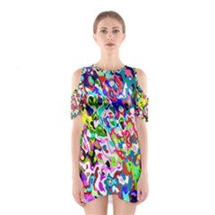 Shoulder Cutout One Piece Dress 