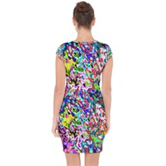 Capsleeve Drawstring Dress  