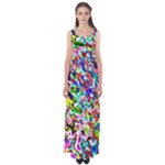 Colorful paint texture                                                    Empire Waist Maxi Dress