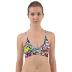 Colorful paint texture                                                   Wrap Around Bikini Top