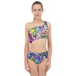 Colorful paint texture                                                  Spliced Up Swimsuit