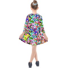 Kids  Quarter Sleeve Shirt Dress 
