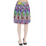 Colorful paint texture                                                Pleated Skirt