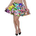 Colorful paint texture                                                   Velvet Skater Skirt