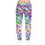Colorful paint texture                                                    Women velvet Drawstring Pants