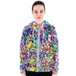 Colorful paint texture                                                    Women s Zipper Hoodie