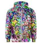 Colorful paint texture                                                    Men s Zipper Hoodie