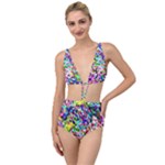 Colorful paint texture                                                   Tied Up Two Piece Swimsuit