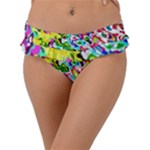 Colorful paint texture                                                  Frill Bikini Bottom
