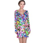 Colorful paint texture                                                    nightdress