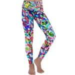 Colorful paint texture                                                   Kids  Lightweight Velour Classic Yoga Leggings
