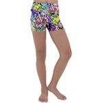 Colorful paint texture                                                    Kids  Lightweight Velour Yoga Shorts