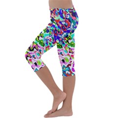 Kids  Lightweight Velour Capri Leggings  