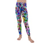 Colorful paint texture                                                  Kids  Lightweight Velour Leggings