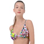Colorful paint texture                                                   Knot Up Bikini Top